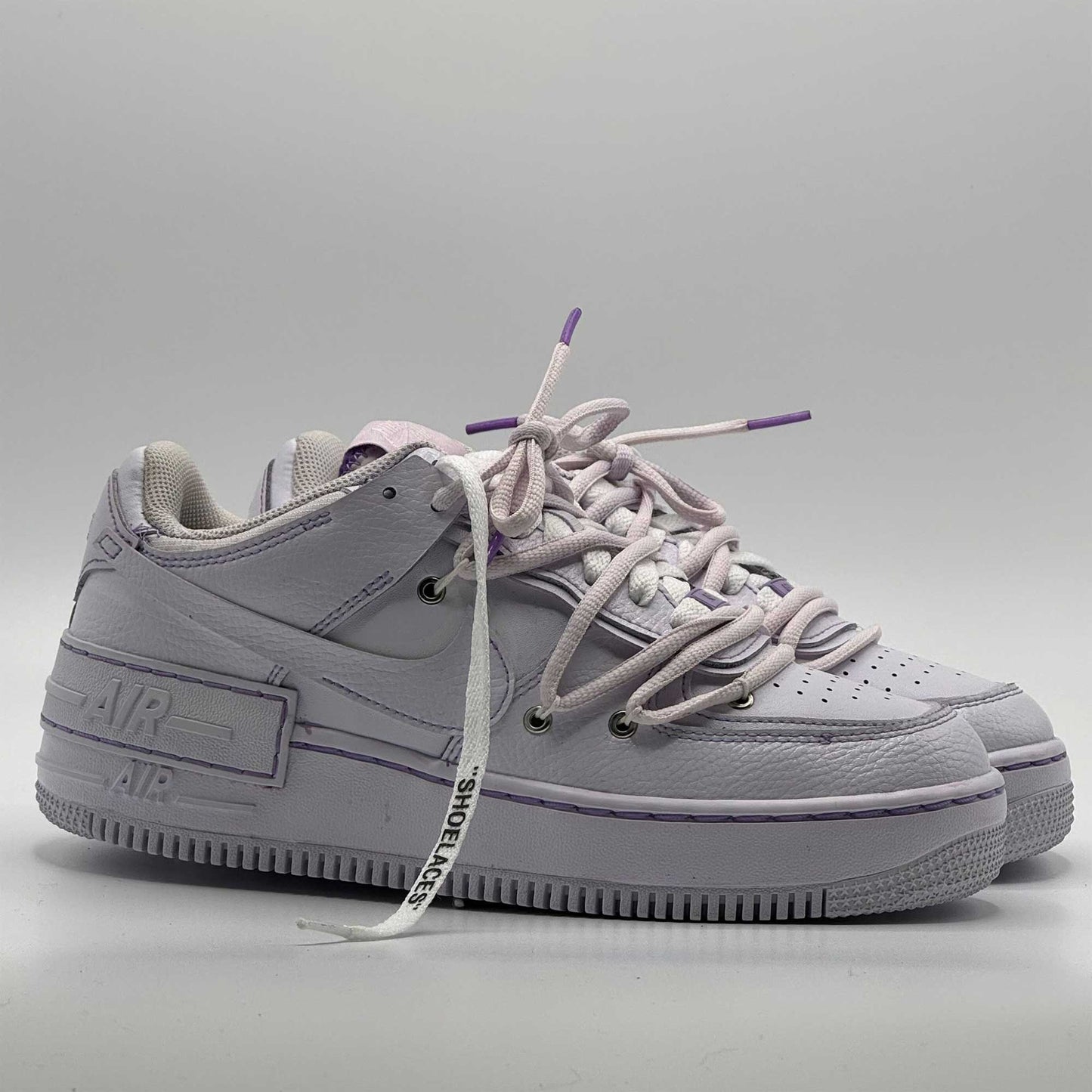 AF1 Shadow Purple Haze-Cross Laces