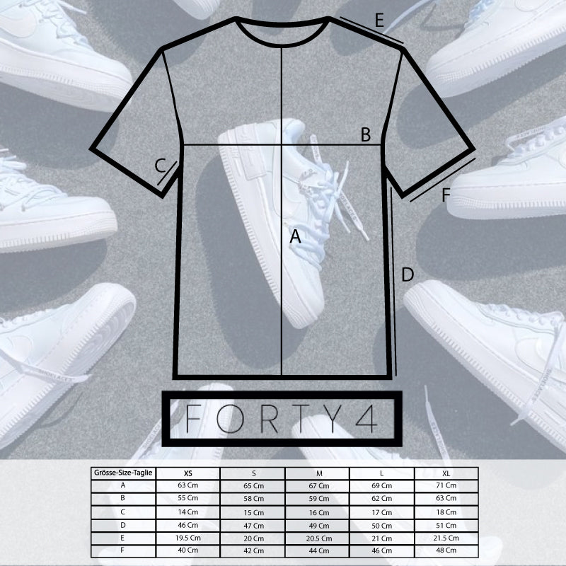 Black Oversized Tee #44 Savage Light-Blue